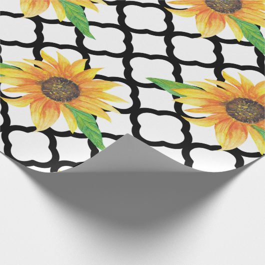 Sonnenblume Geschenkpapier (Ecke)