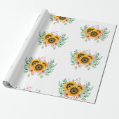 Sonnenblume Geschenkpapier (Ungerollt)