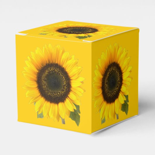 Sonnenblume Geschenkschachtel (Vorderseite)