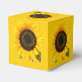 Sonnenblume Geschenkschachtel (Rückseite)