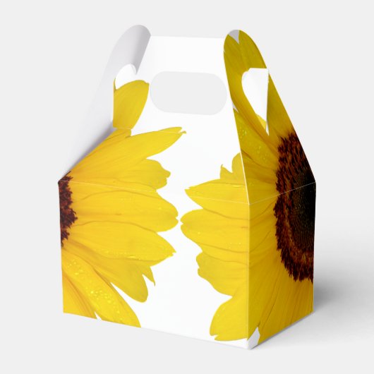 Sonnenblume Geschenkschachtel (Rückseite)