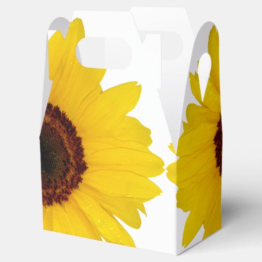 Sonnenblume Geschenkschachtel (Geöffnet)