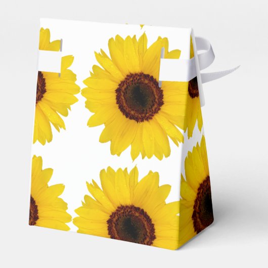 Sonnenblume Geschenkschachtel (Rückseite)
