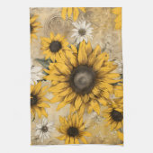 Sonnenblume Geschirrtuch (Vertikal)