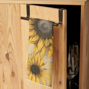 Sonnenblume Geschirrtuch