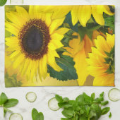 Sonnenblume Geschirrtuch (Gefaltet)