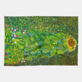 Sonnenblume-Geschirrtuch Gustav Klimt Handtuch (Horizontal)