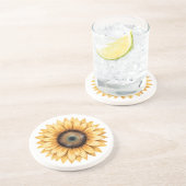 Sonnenblume Getränkeuntersetzer (Seite)