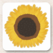 Sonnenblume Getränkeuntersetzer (Vorderseite)