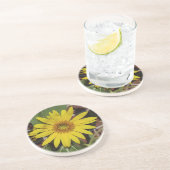 Sonnenblume Getränkeuntersetzer (Seite)