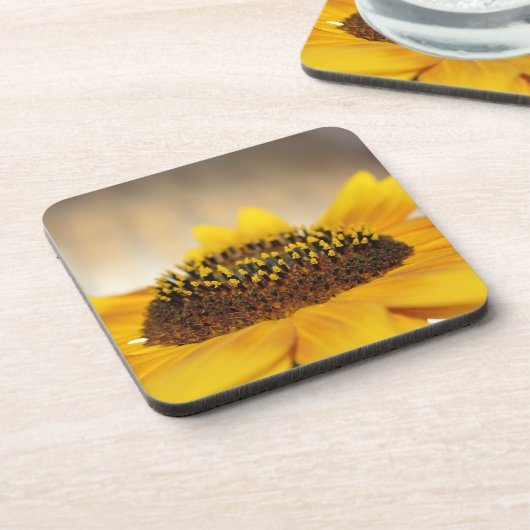 Sonnenblume Getränkeuntersetzer (Linke Seite)