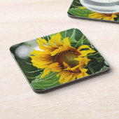 Sonnenblume Getränkeuntersetzer (Linke Seite)
