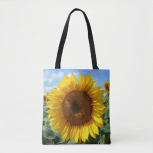 Sonnenblume-Gewohnheit ganz über Tasche