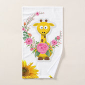 Sonnenblume Giraffe Badehandtuch Sets (Handtuch)