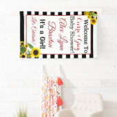 Sonnenblume-Girl-Banner Banner (Insitu)