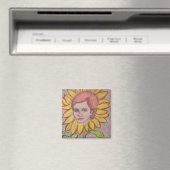Sonnenblume Girl Magnet (In Situ (Geschirrspüler))