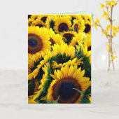 Sonnenblume Glanz 1 Karte (Gelbe Blume)
