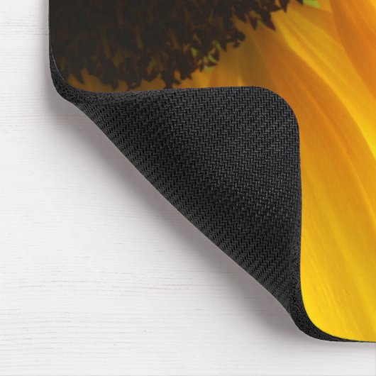 Sonnenblume Glühen Mousepad (Ecke)