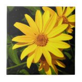 Sonnenblume Gold Decorative Tile Fliese (Vorderseite)