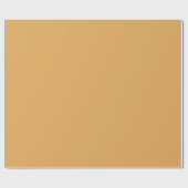 Sonnenblume Gold Solid Color | Classic | elegant Geschenkpapier (Flach)