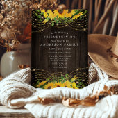 Sonnenblume Gold String Lights Rustikale Freundsch Einladung