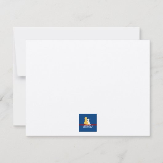 Sonnenblume Golden Retriever am Strand Note Card Mitteilungskarte (Rückseite)