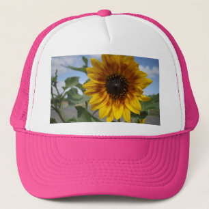 Sonnenblume Golden Yellow, Damen Truckers Hut Truckerkappe