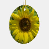 Sonnenblume-Goldverzierung Keramikornament (Rechts)