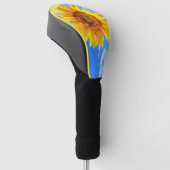 Sonnenblume Golf Head Cover Headcover (angewinkelt)