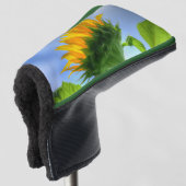 Sonnenblume Golf Headcover (3/4 Vorderseite)