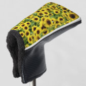 Sonnenblume Golf Headcover (3/4 Vorderseite)