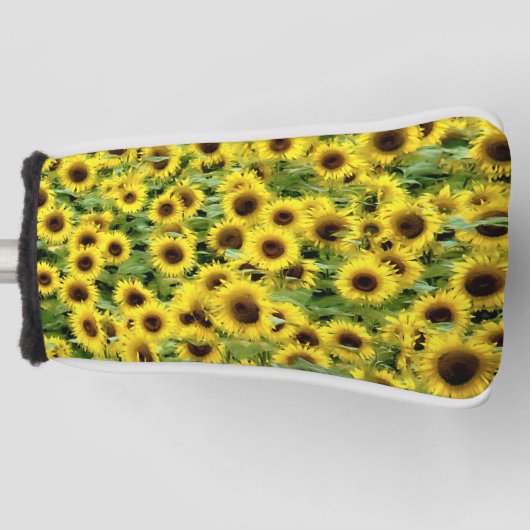 Sonnenblume Golf Headcover (Vorderseite)