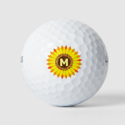 Sonnenblume Golfball (Vorderseite)