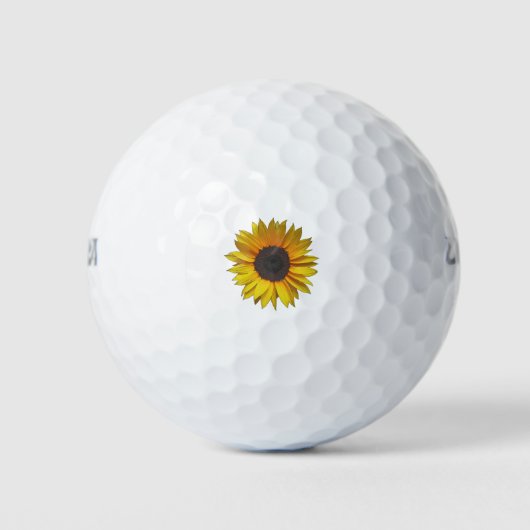 Sonnenblume Golfball (Vorderseite)