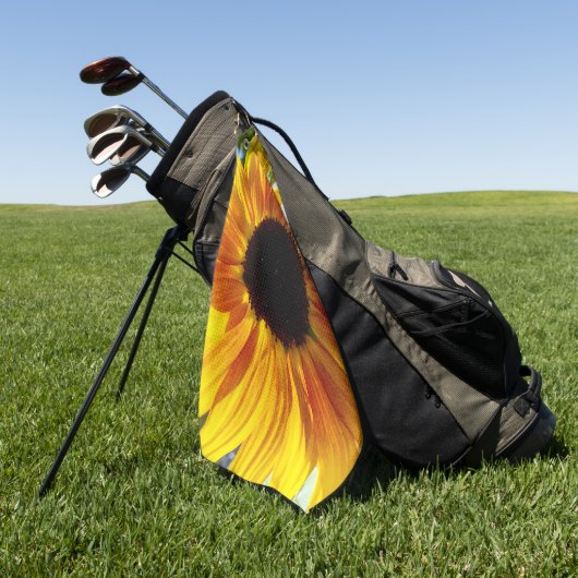 Sonnenblume Golfhandtuch (Gras)
