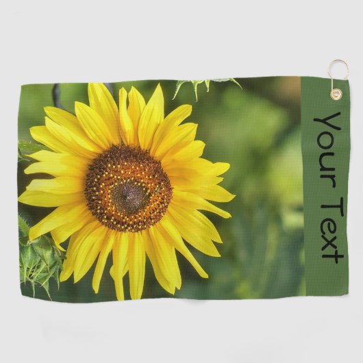 Sonnenblume Golfhandtuch (Horizontal)