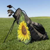 Sonnenblume Golfhandtuch (Gras)