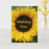 Sonnenblume Grace Karte (Gelbe Blume)