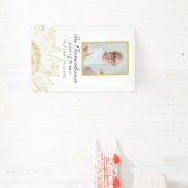 Sonnenblume Grafische Feier zur Beerdigung des Leb Banner (InSitu)