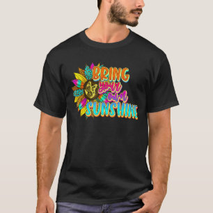 Sonnenblume Grafischer Sommer Niedlich Lässig 2 T-Shirt