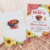 Sonnenblume GRILLEN Baby Dusche Einladung