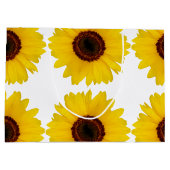 Sonnenblume Große Geschenktüte (Rückseite)