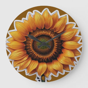 Sonnenblume Große Uhr