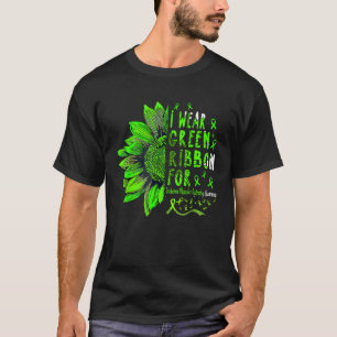 Sonnenblume Grüne Ribbon Duchenne Muskeldystrophie T-Shirt