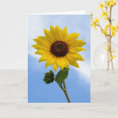 Sonnenblume-Gruß-Karten Karte (Gelbe Blume)