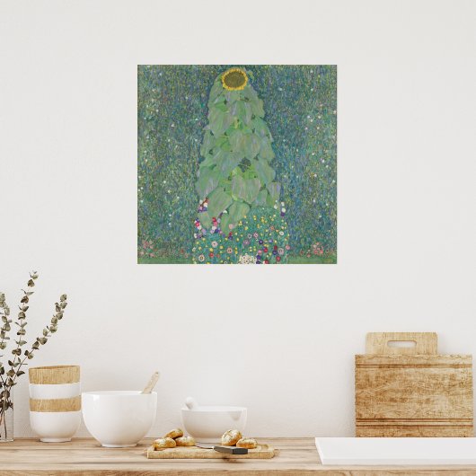 Sonnenblume — Gustav Klimt (1907/08) Poster (Küche)