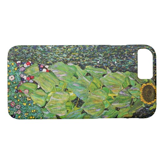 Sonnenblume Gustav Klimt Case-Mate iPhone Hülle (Rückseite (Horizontal))