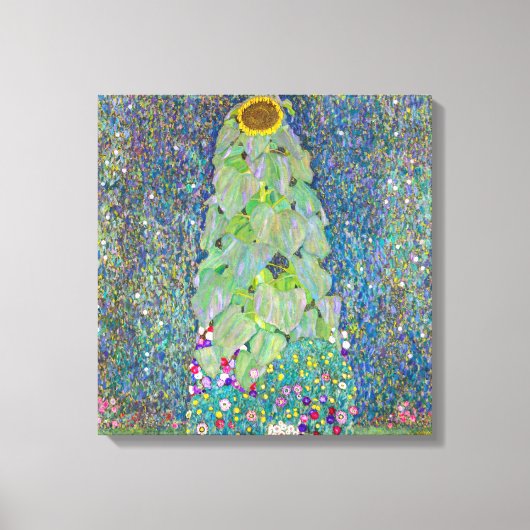 Sonnenblume | Gustav Klimt | Leinwanddruck (Vorderseite)