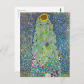 Sonnenblume | Gustav Klimt | Postkarte (Vorne/Hinten)