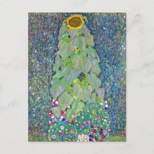 Sonnenblume | Gustav Klimt | Postkarte (Vorderseite)